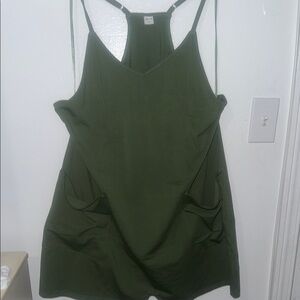 Caracilia Olive Green Women's Top